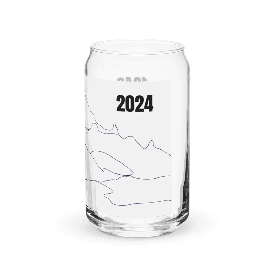 Gilbert Peak glass (plain sketch outline 1949-2024) product image (39)