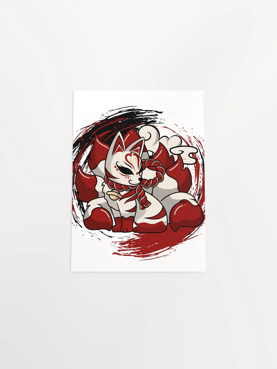 Poster BlooD Kitsune avec contour logo product image (4)