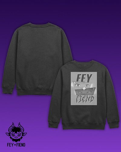AVAILABLE NOW! 
✨👀 ANIME EYES SWEATSHIRT

Snag yours and check out all our apparel:
https://feyandfiend.com/collections/appar...