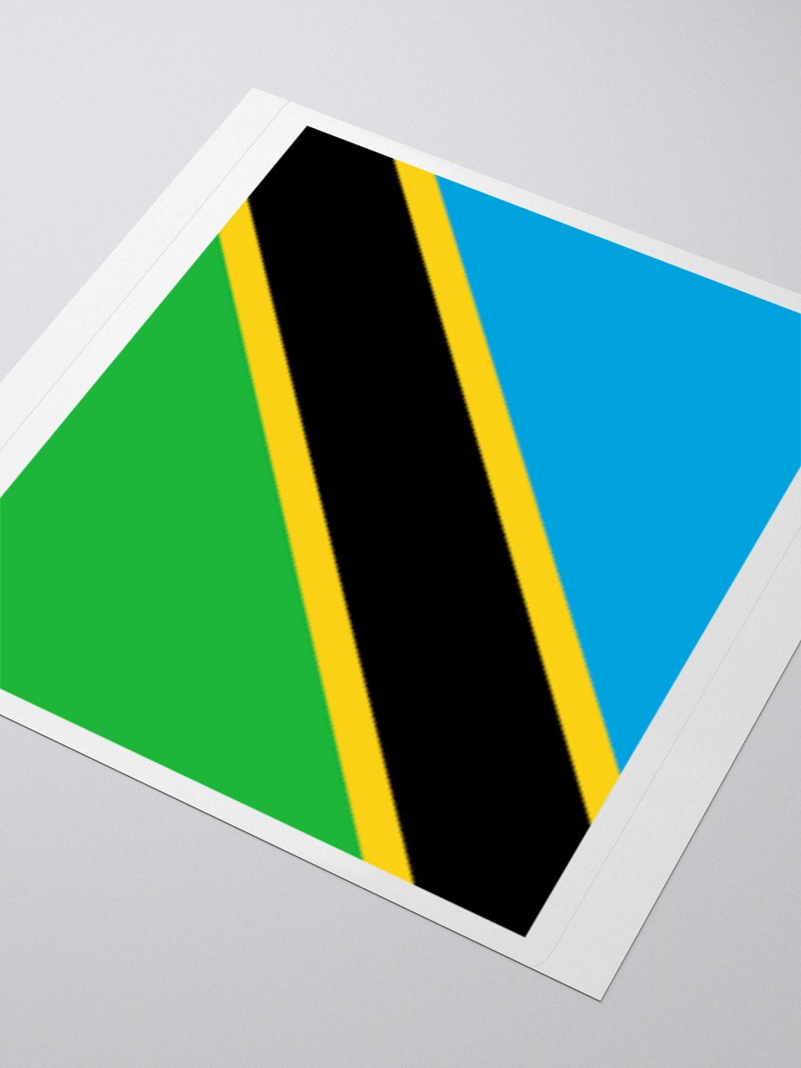 Tanzania Flag Sticker - Exclusive Vinyl Design for National Pride product image (9)
