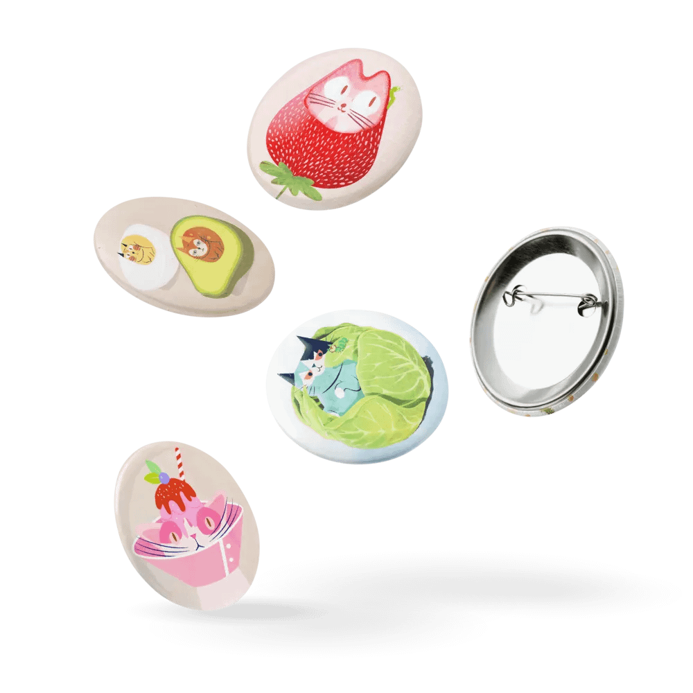Pin Buttons Collection 1 (5 pcs) product image (4)