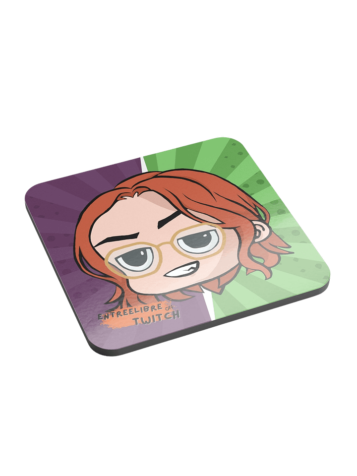 FLERT TWITCH EMOJI Cork Coaster product image (2)