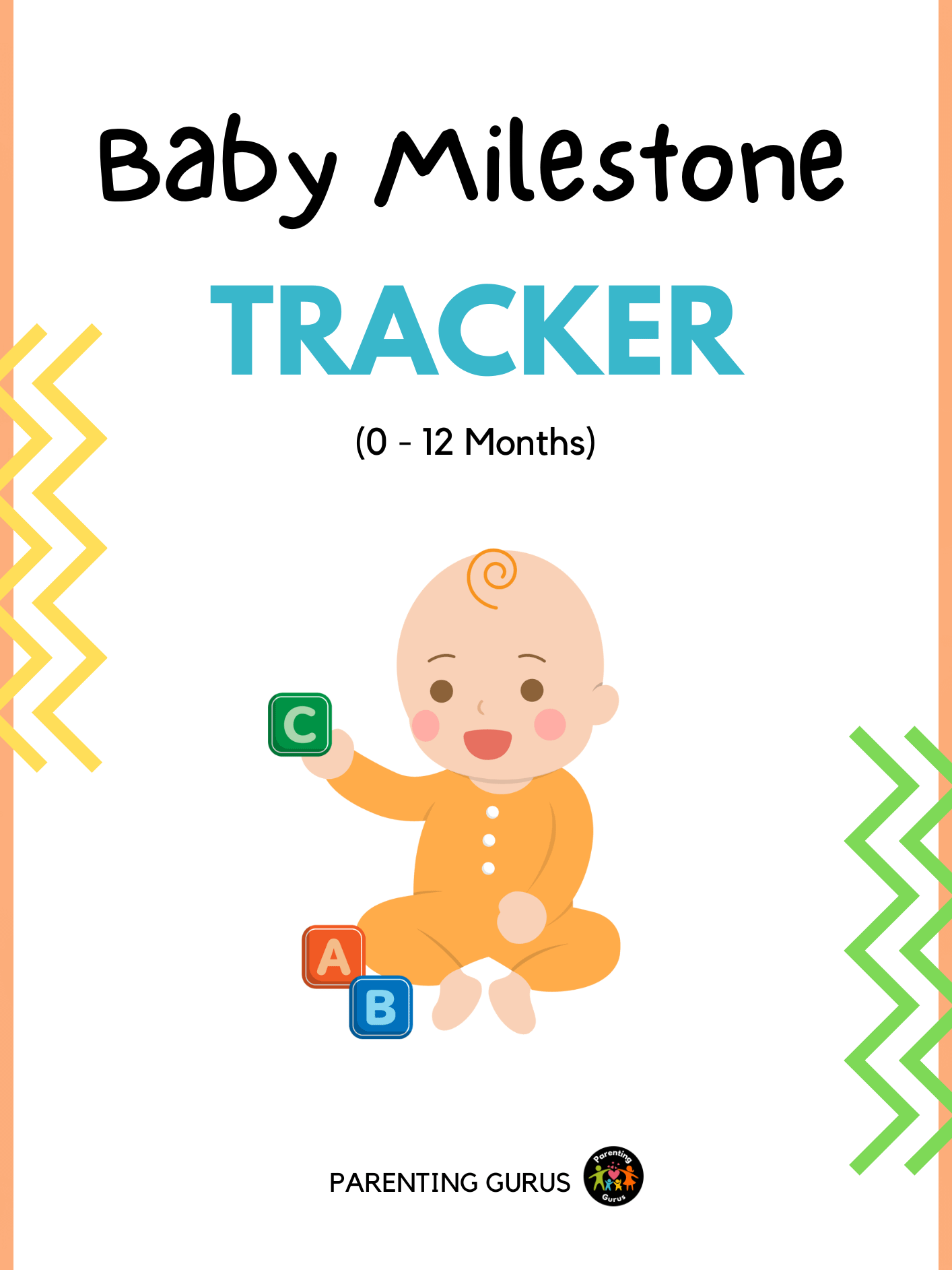 FREE Baby Milestone Tracker (0-12 Months) product image (1)