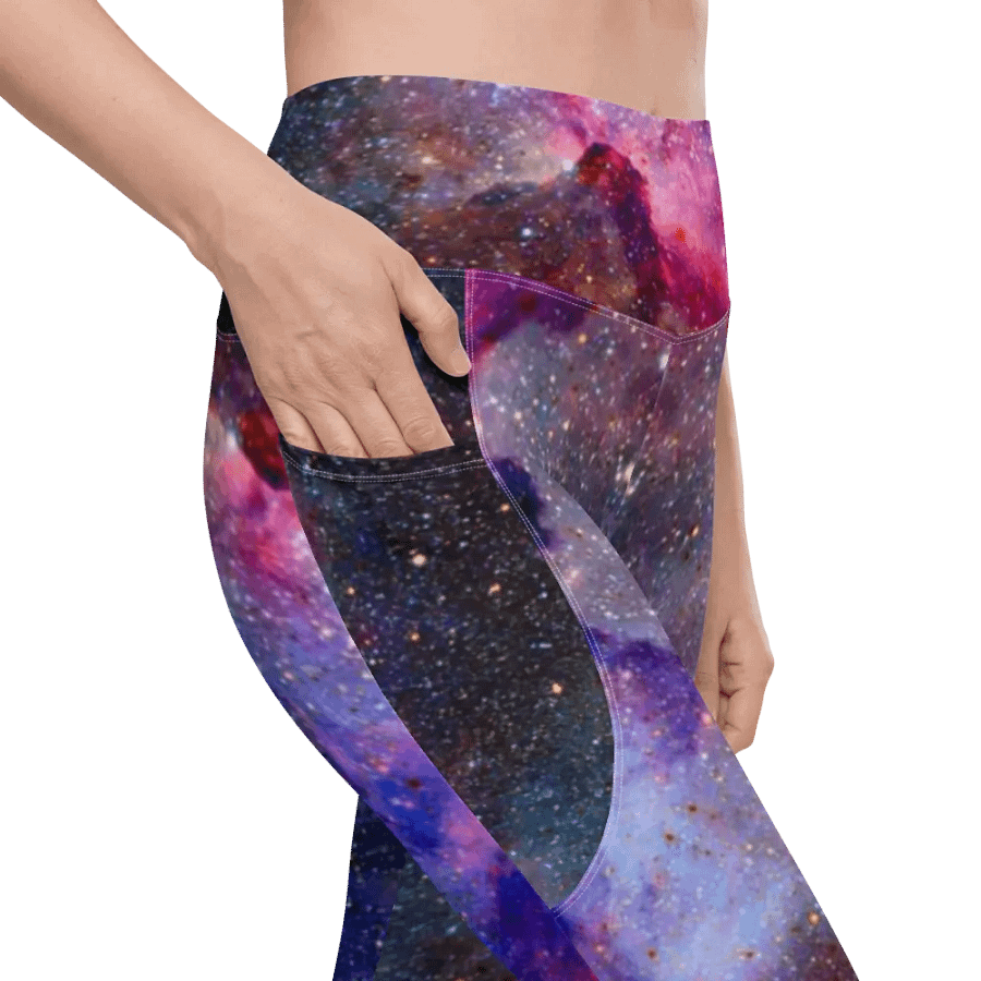Leggings mit Allover-Print und Taschen, Galaxy1 product image (8)