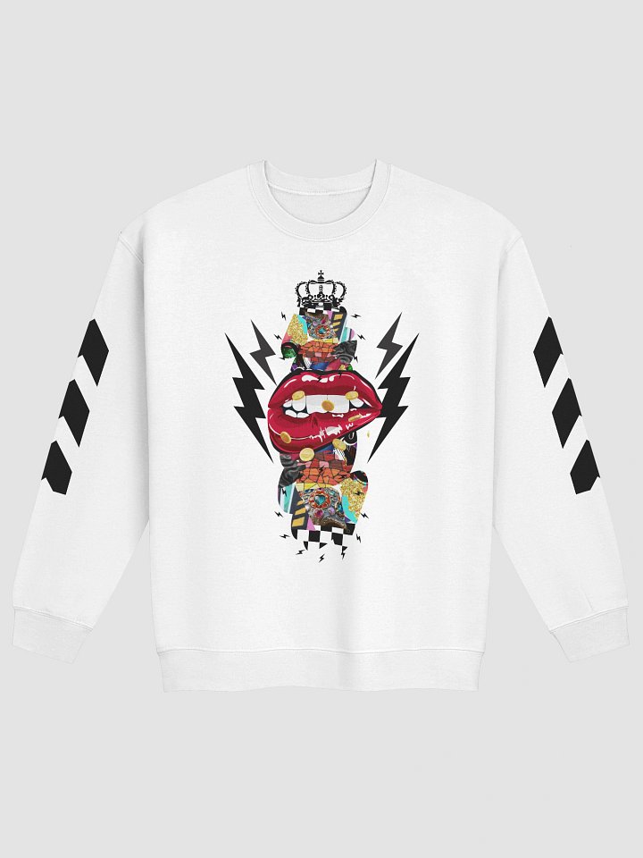 'Speak Rich' Red Lips Sweatshirt product image (1)