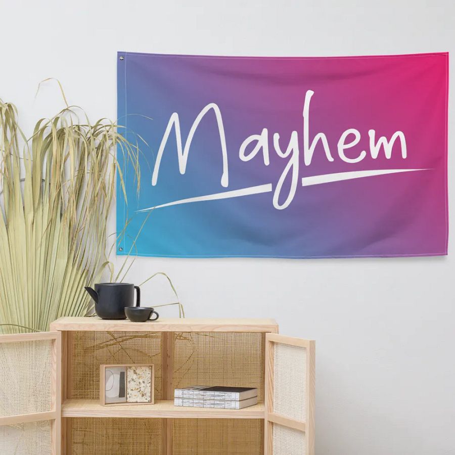 Mayhem Signature Flag product image (7)