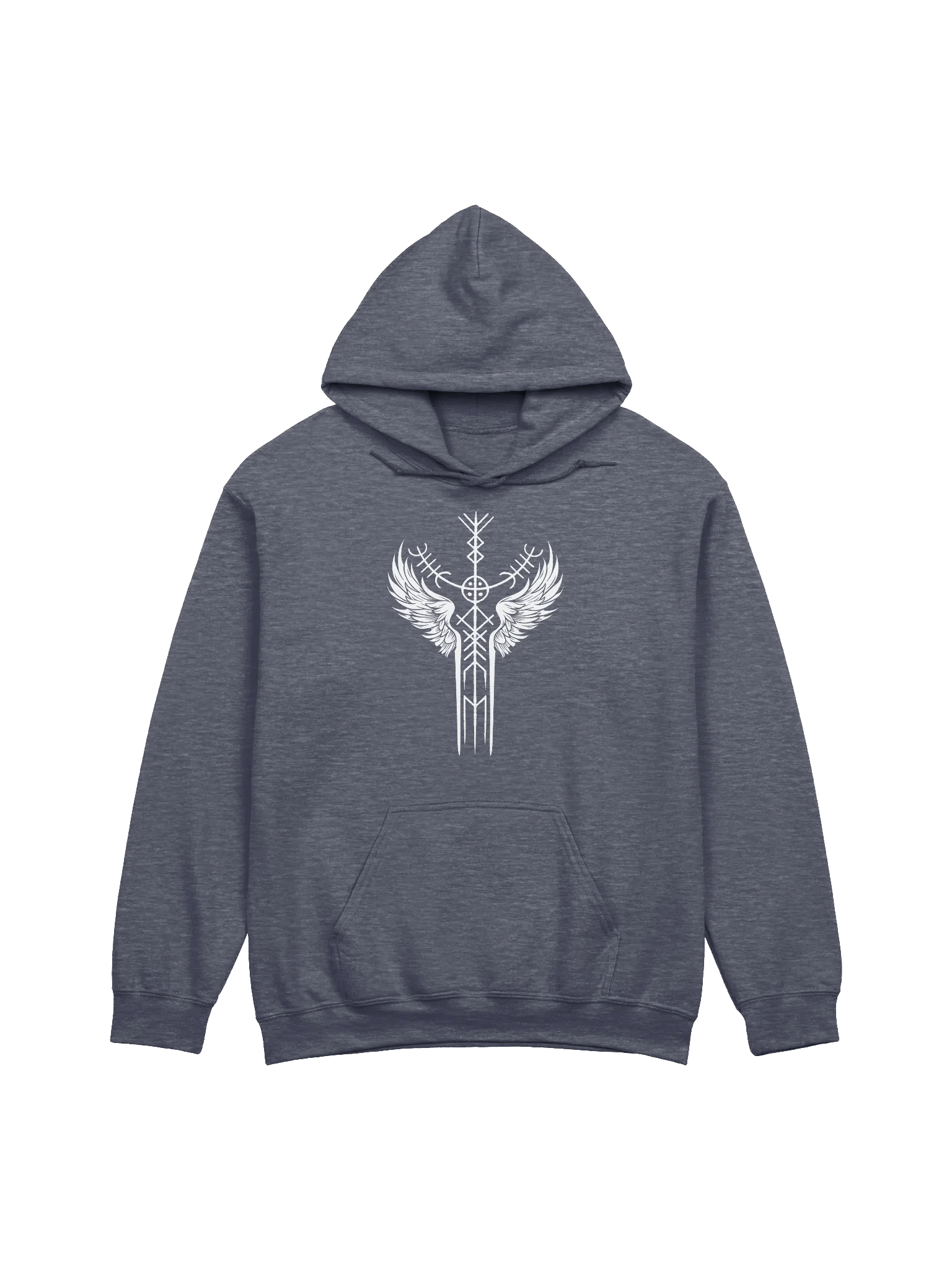 The Valkyrie Stave Hoodie (white print) product image (4)