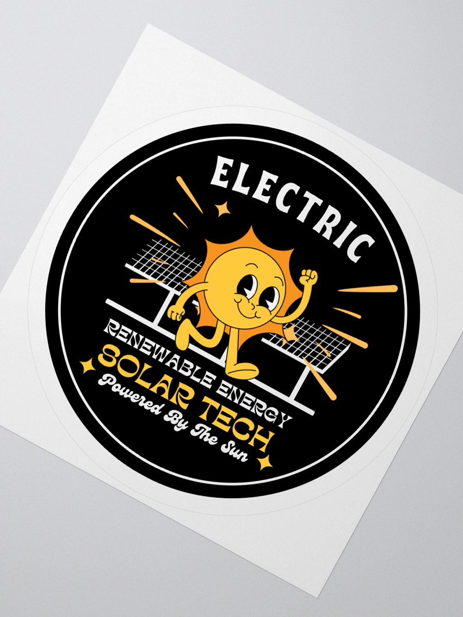 Powered by Solar Sticker product image (6)