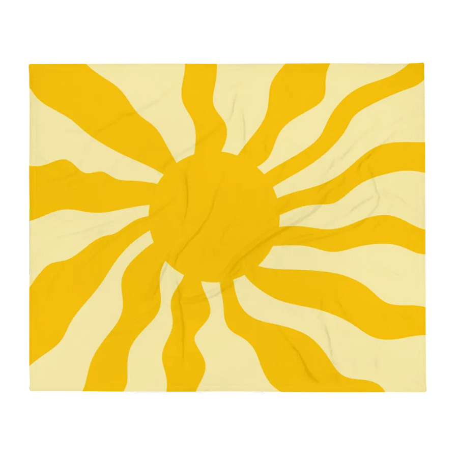 Radiant Sunbeam Throw Blanket product image (2)