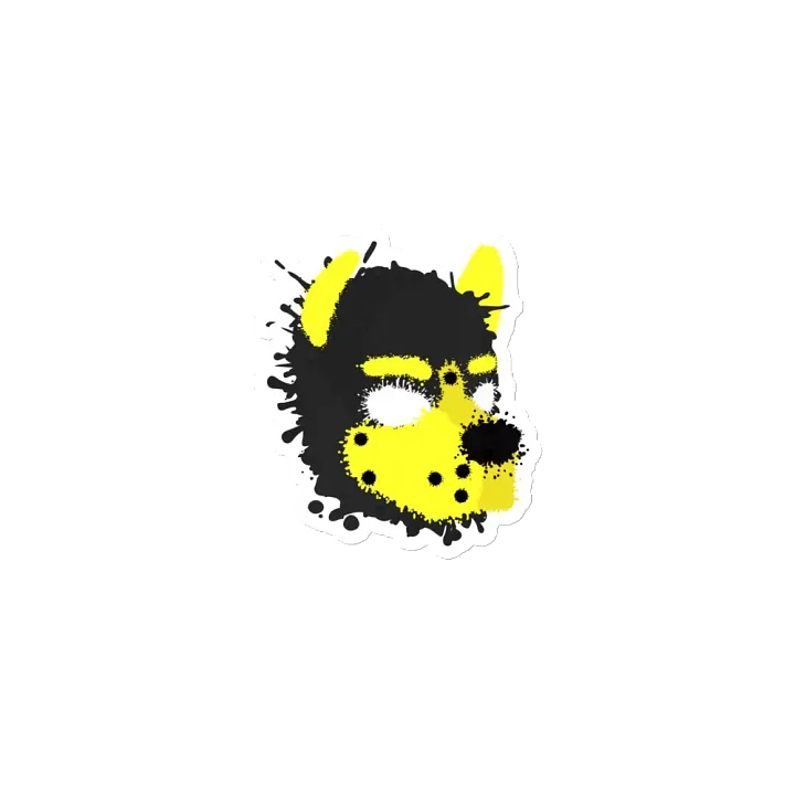 Pup Splatter Magnet - Yellow product image (2)