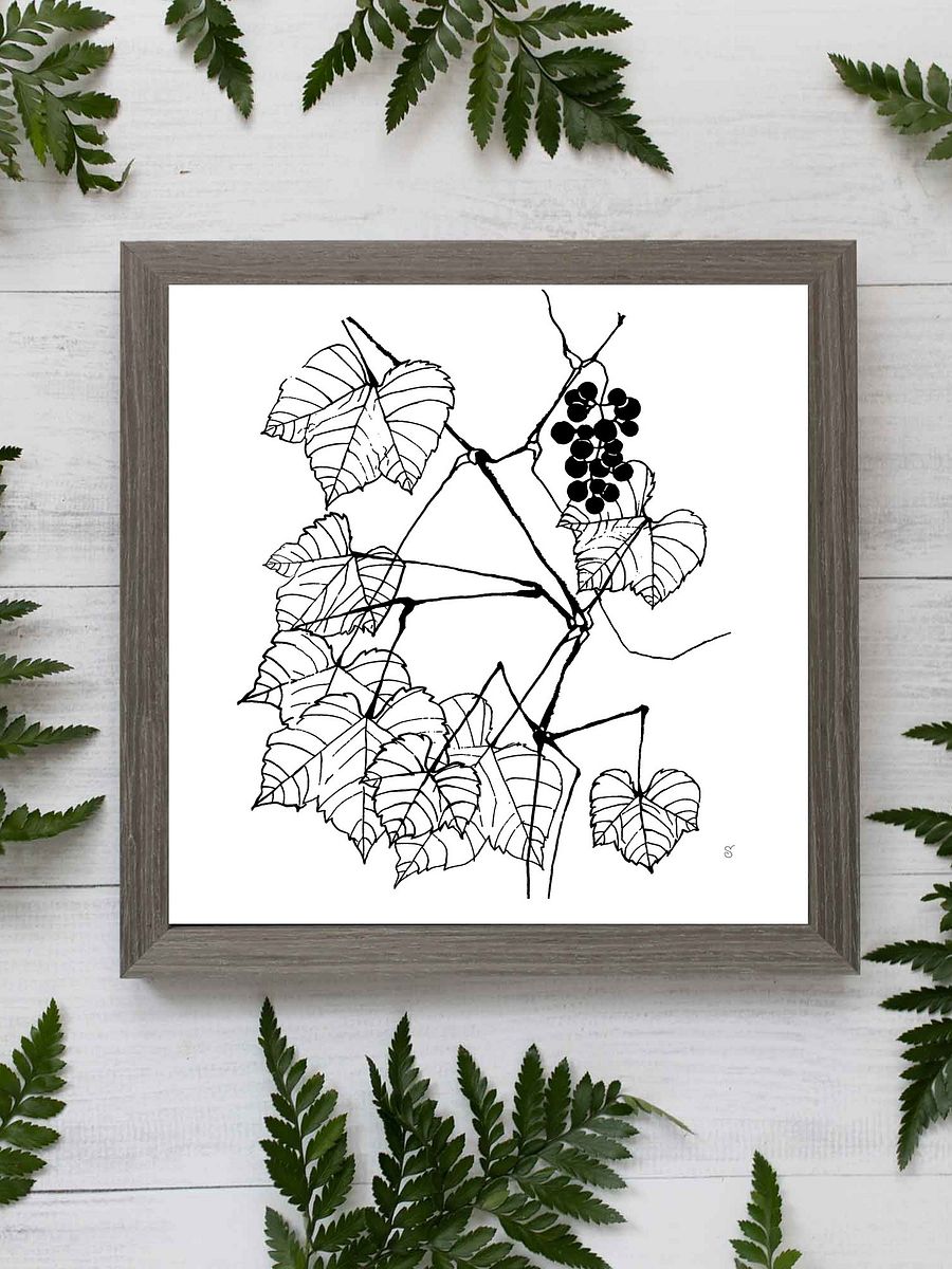 Vineyard Serenity Canvas - Fine Grape Leaves product image (6)