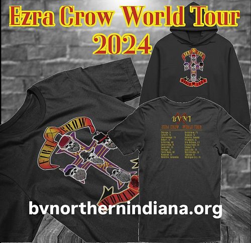 Ezra Crow World Tour 2024 merch is in! This is not a presale, ships internationally!