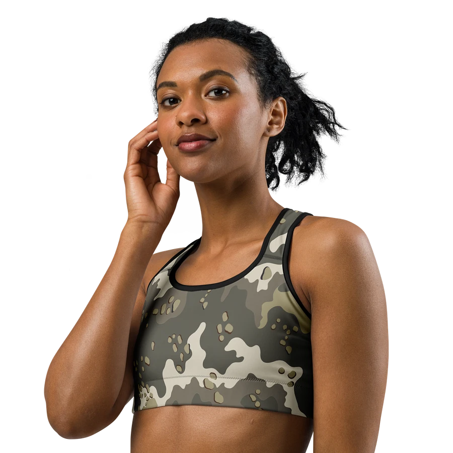 Camouflage Chic Sports Bra product image (9)