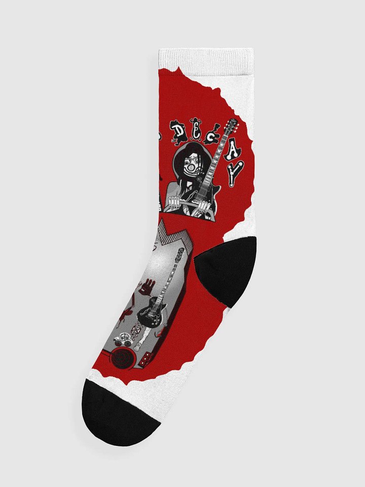 Sustain & Decay Crew Socks - Cartoon Logo product image (1)