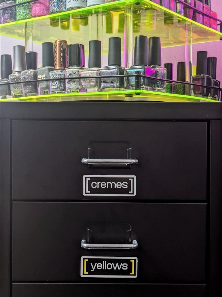 Drawer Labels by finish (black) product image (6)