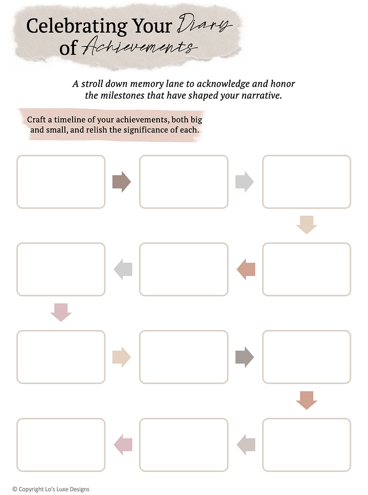 Flourish and Balance: Personal Development Journal - Printable product image (2)