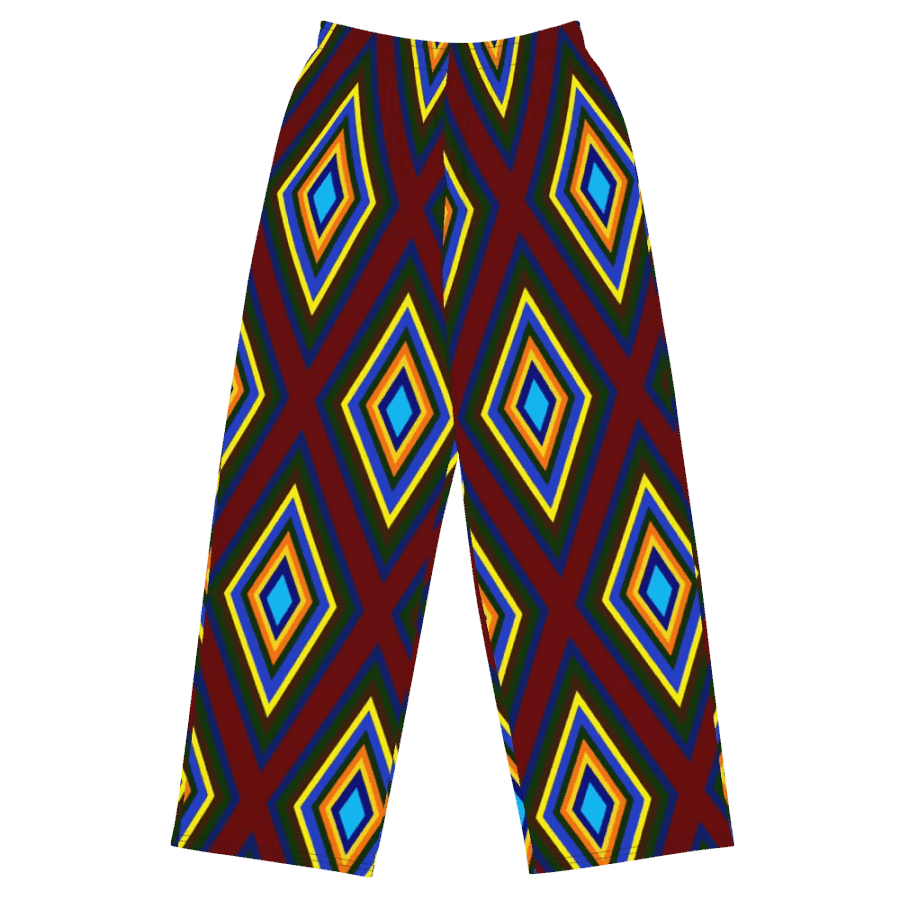 Colorful Diamonds Wideleg Pants product image (2)