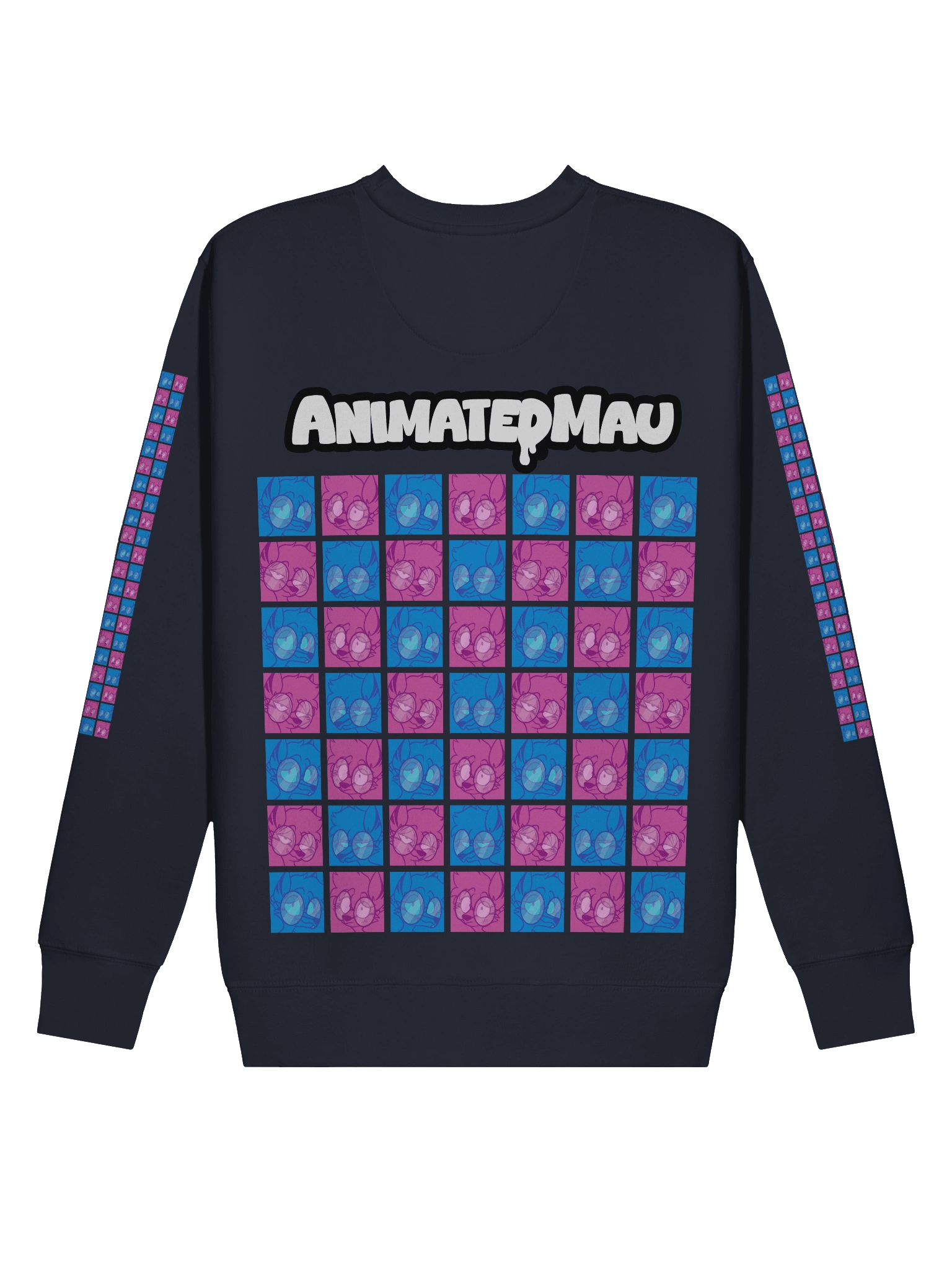 4 Moods Wolf Sweater 🐺💙💜 product image (47)