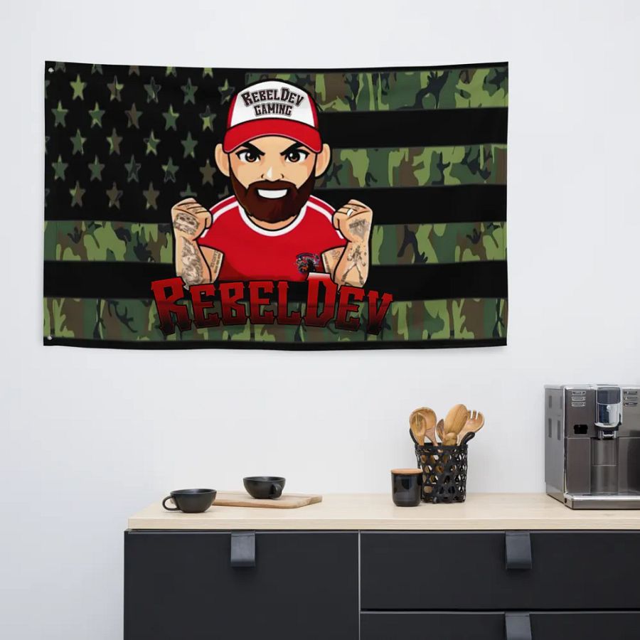 RebelDev camo flag product image (6)