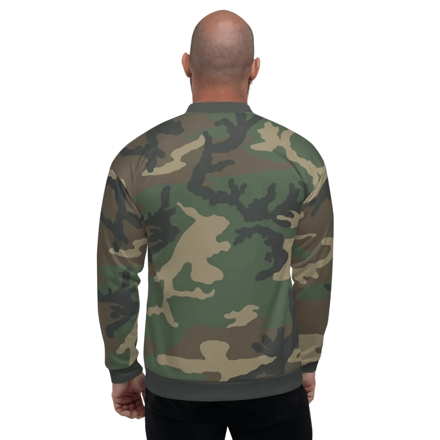 "CIF" M81 Woodland Camo Customizable Bomber Jacket product image (11)
