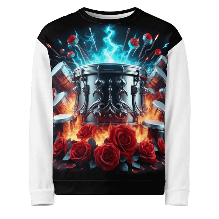 Rhythmic Drum Reverie Recycled - Unisex Sweatshirt #7 product image (1)