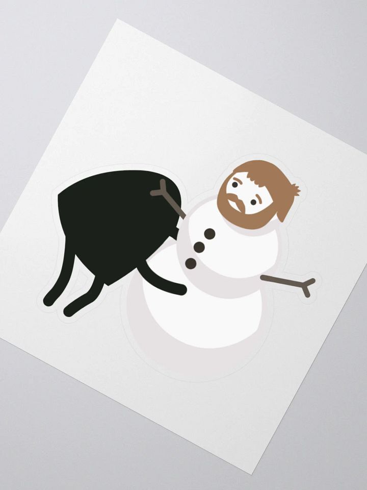 A Good Snowman is Hard to Build Sticker product image (2)