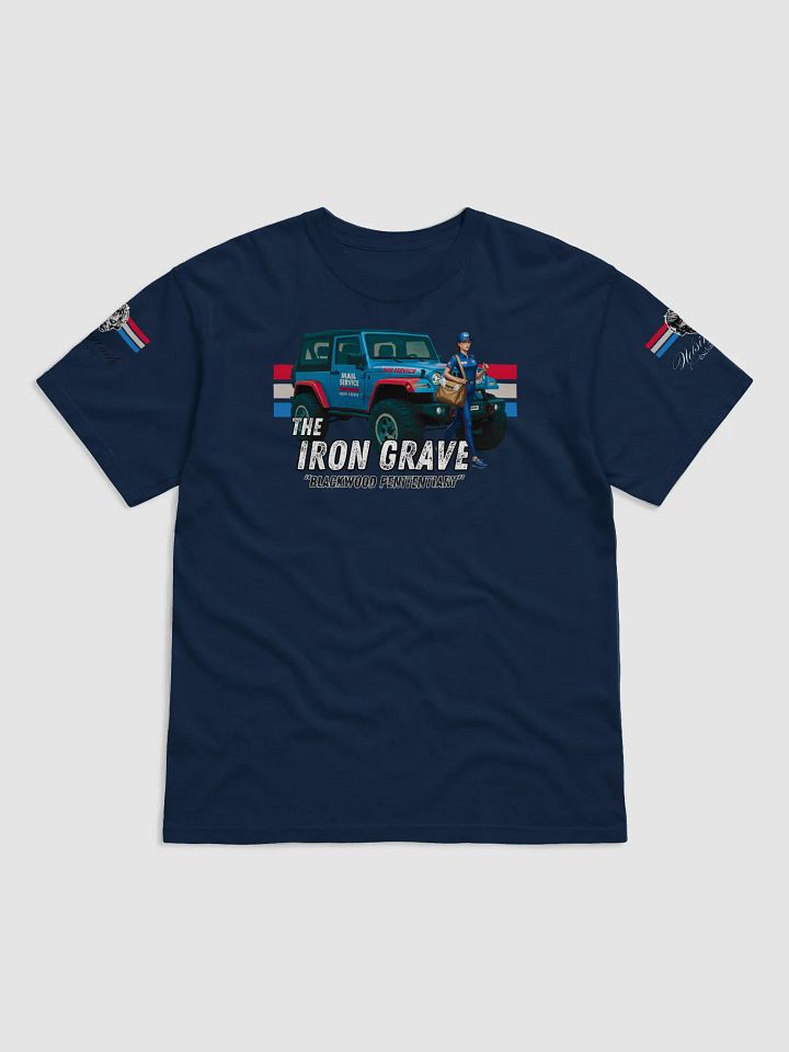 The Iron Grave - Blackwood Penitentiary - Post - White Logo T-Shirt product image (8)