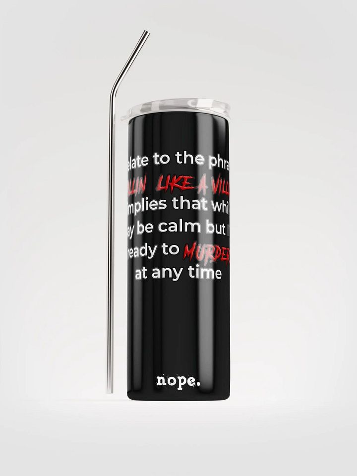 nope. resolute - villain tumbler 1 product image (1)