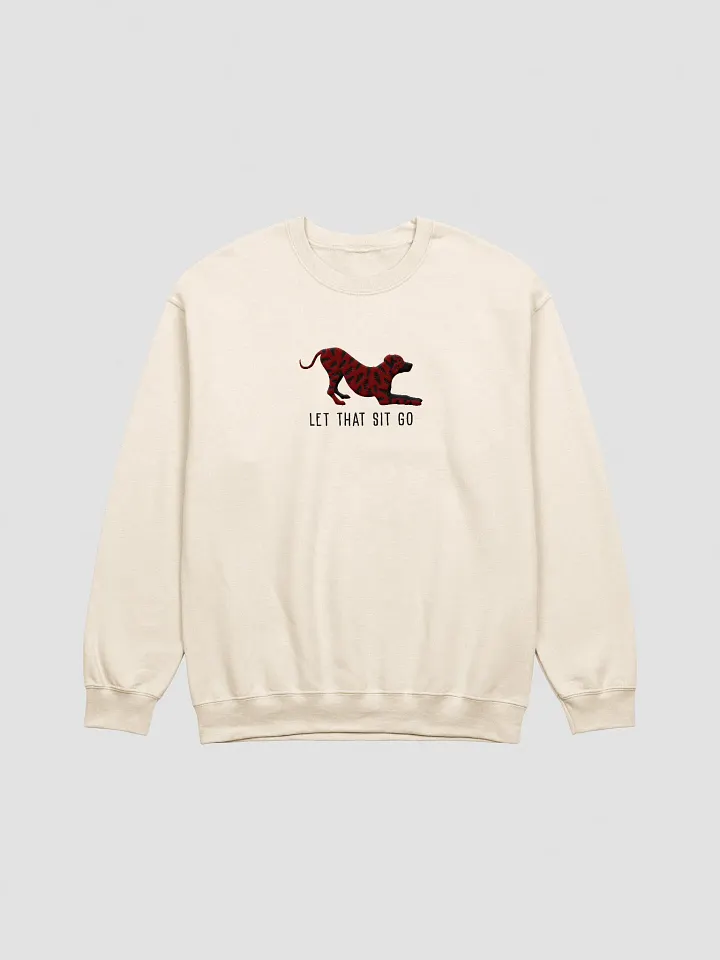 Let That Sit Go Sweatshirt (Embroidered) of a Rhodesian Ridgeback(Brindle) product image (13)