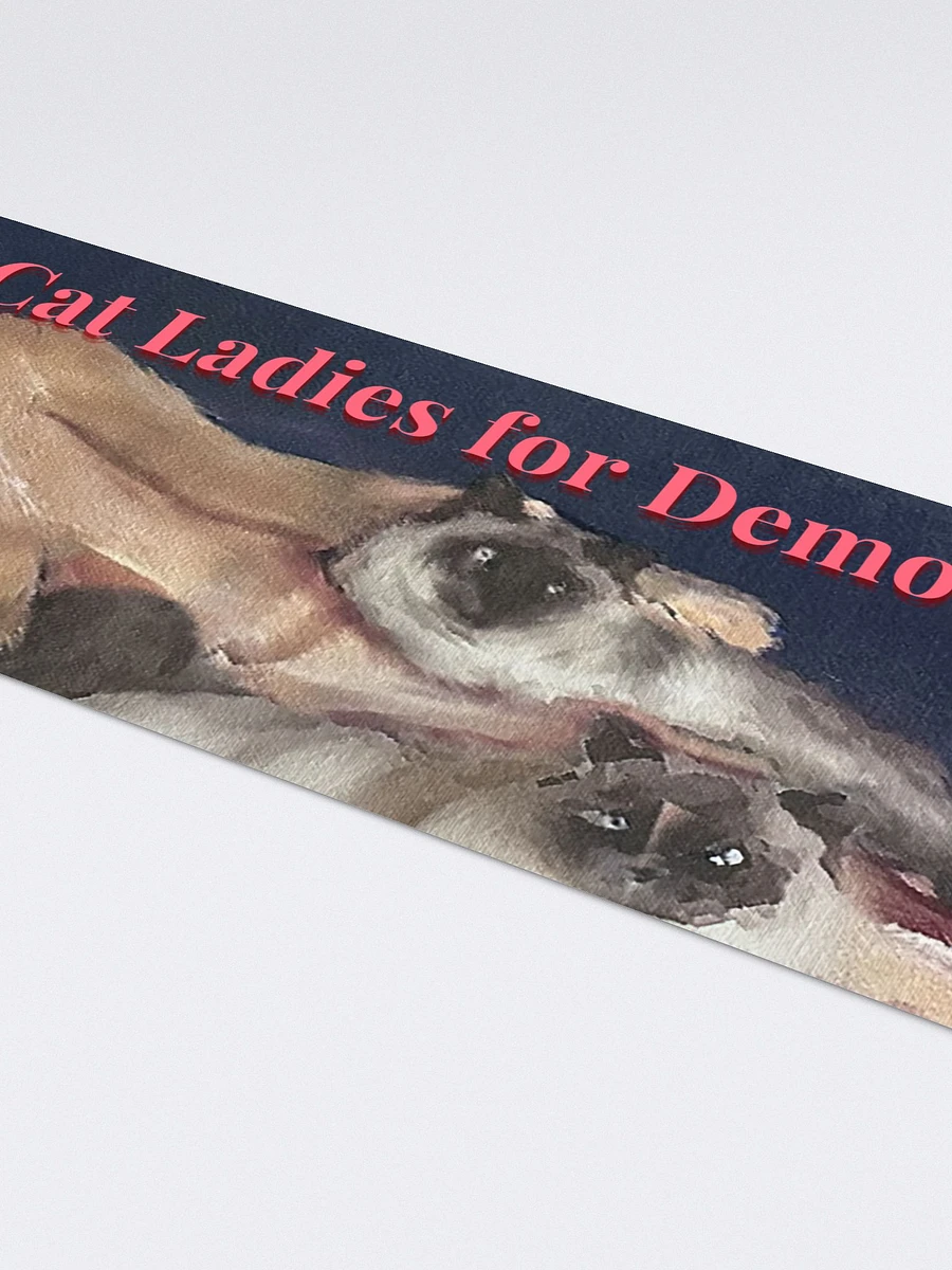 Cat Ladies for Democracy Bumper Sticker product image (4)