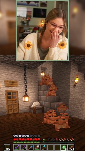 my frog children 🐸

#minecraft #gaming #minecraftinstagram #funny #streamer #gamer #cozygaming #twitchclips #twitchstreamer