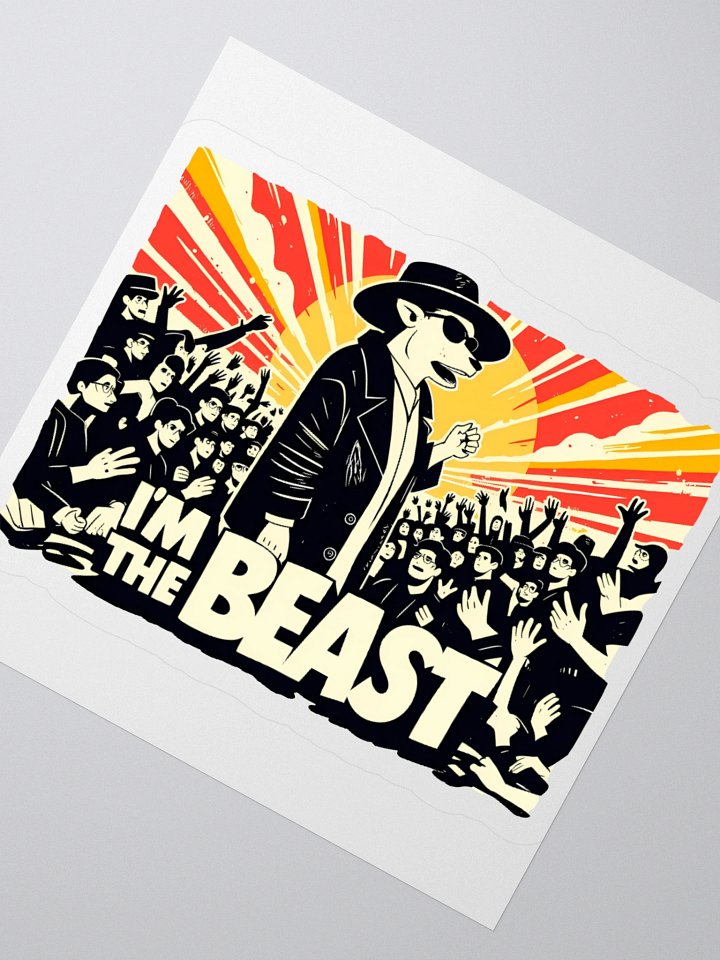 Mysterious Beast Sticker | 'I'M THE BEAST' product image (6)