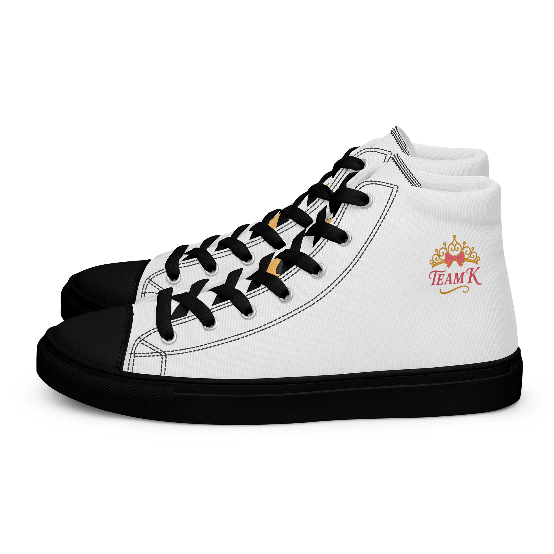 Team K (V-1) Women's High Top Canvas Shoes product image (1)