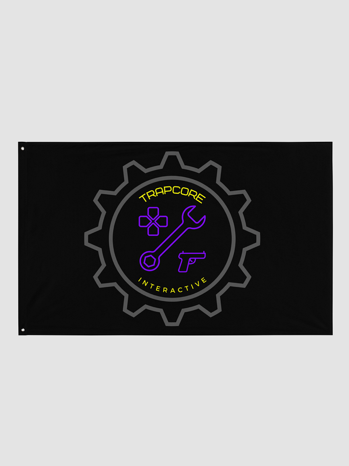 Black TCI Logo Flag product image (1)