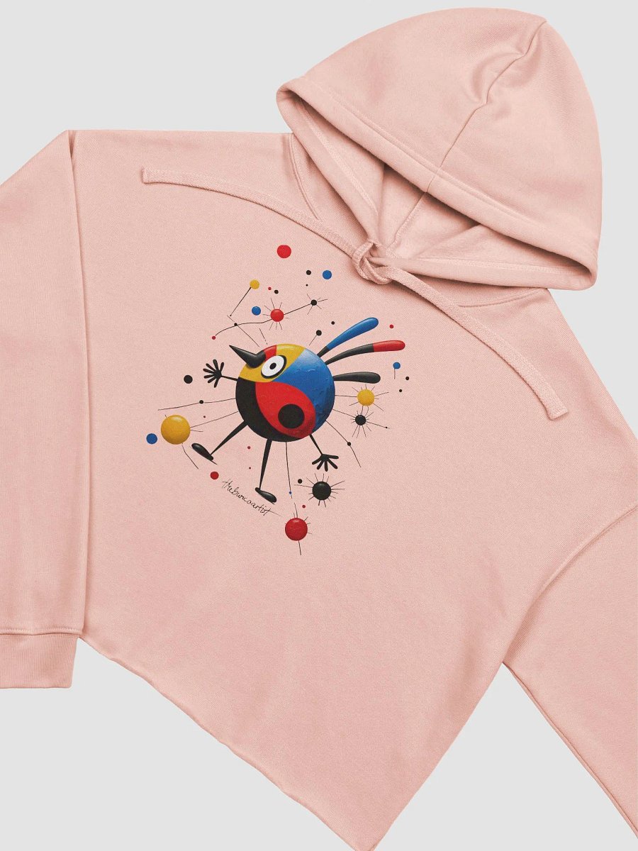 Bella+Canvas Fleece Crop Hoodie product image (3)