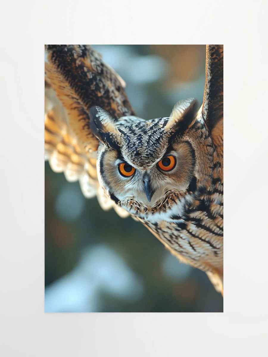 Owl in Flight: Intense Hunting Close-Up product image (12)