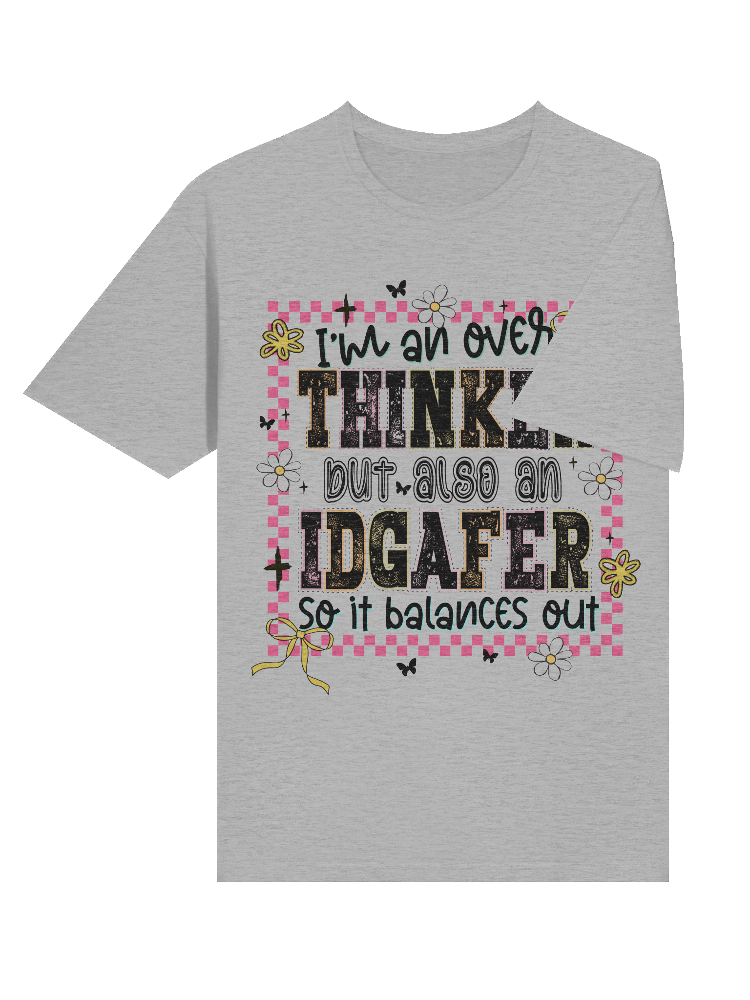 Thinker IDGAFER T-Shirt product image (22)