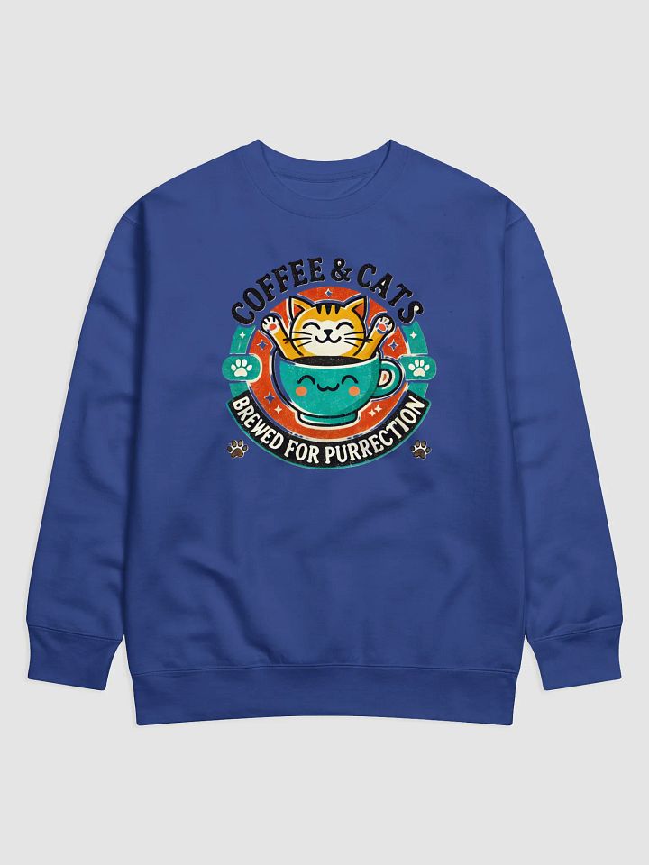 Coffee Cats Purrection Sweatshirt product image (5)