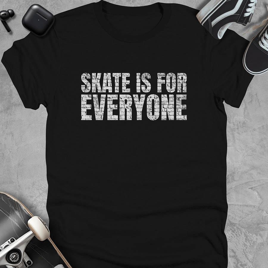 Skate is for everyone, Skateboarding t-shirt, Unisex product image (1)
