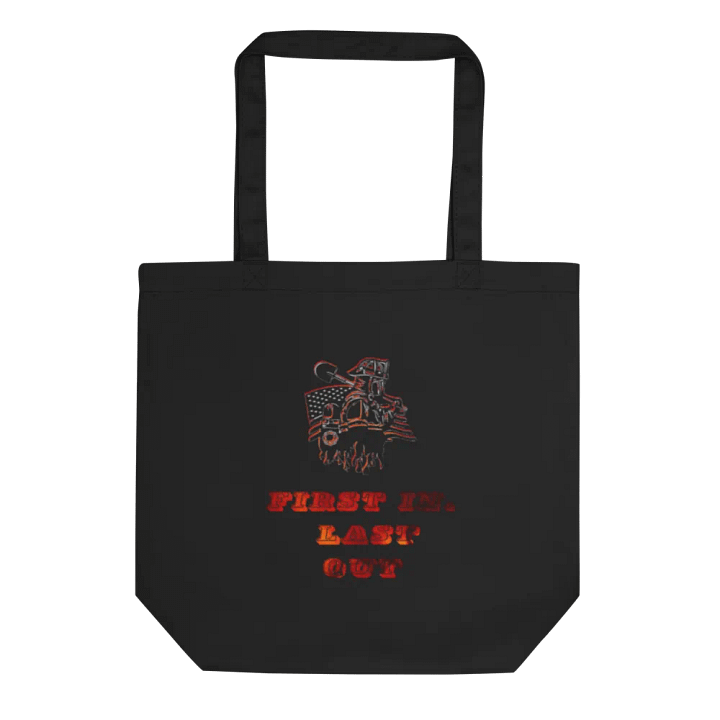 Patriotic Firefighter Helmet Tote Bag product image (1)