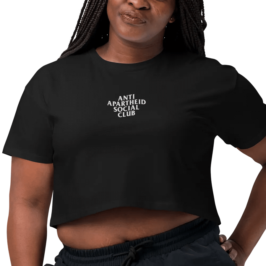 Anti Apartheid Club Premium Crop Top product image (12)