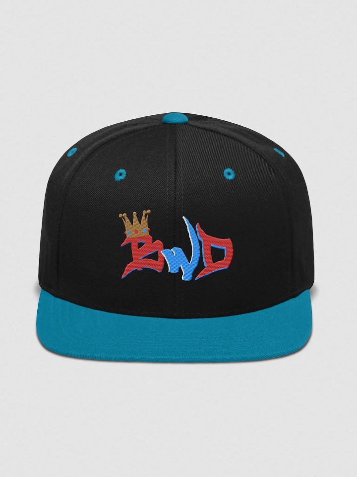 BWD red and blue stitched logo Hat product image (1)