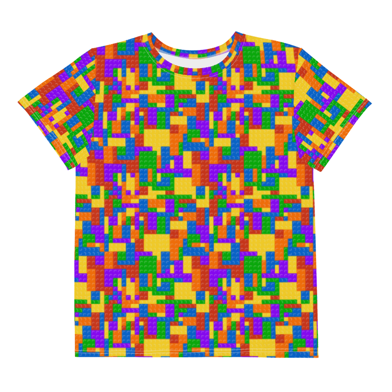 Blocks | Unisex Youth Crew Neck T-Shirt product image (2)