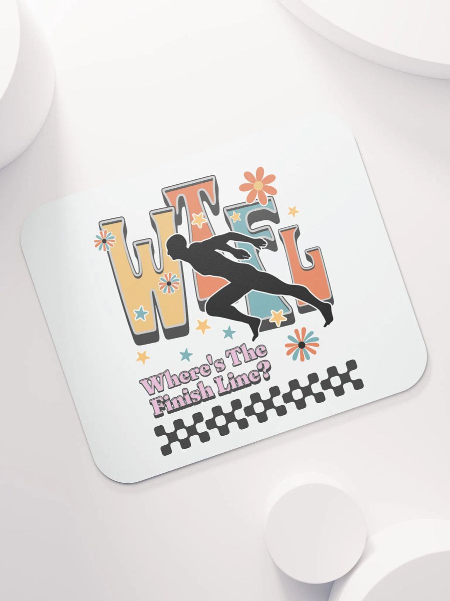 WTFL Wheres The Finish Line Floral Mouse Pad product image (5)