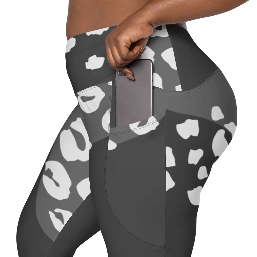 Grey Organic Flow All-Over Leggings product image (8)