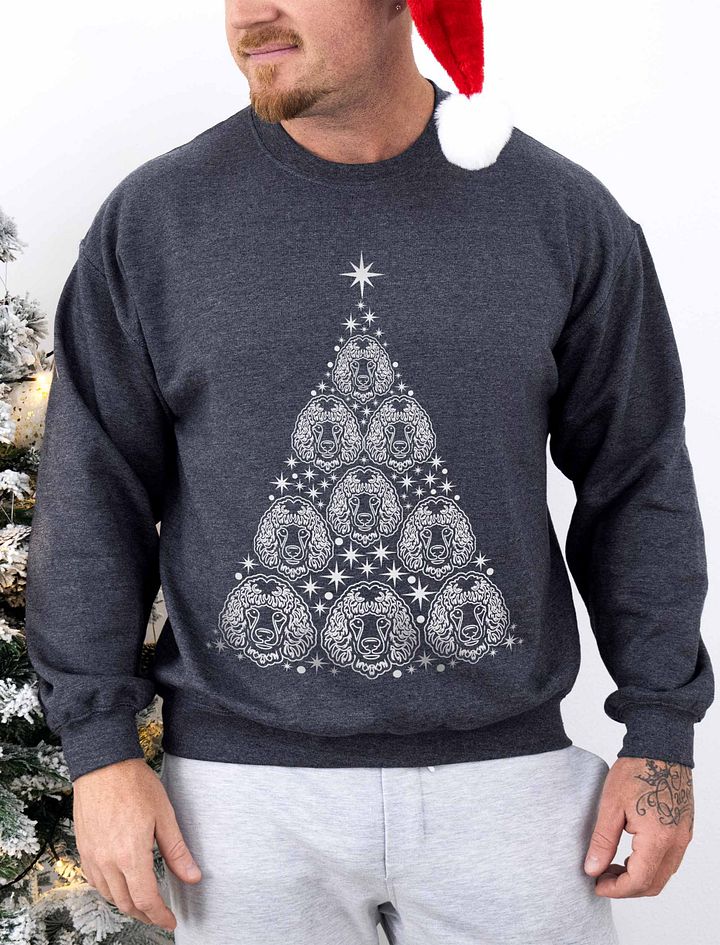 Poodle Christmas Tree Sweatshirt Design for Poodle Paw-rents product image (6)