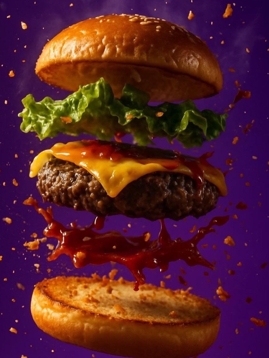 🍔 Cinematic Food Photography Prompt for Mouthwatering AI Shots product image (2)