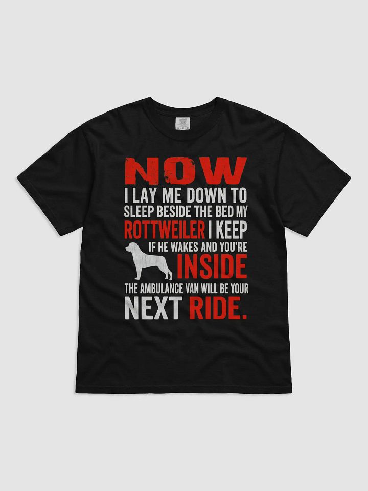 Now I Lay Me Down To Sleep, Beside The Bed My Rottweiler I Keep product image (1)