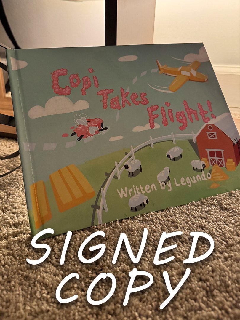 Copi Takes Flight - Signed Copy product image (1)