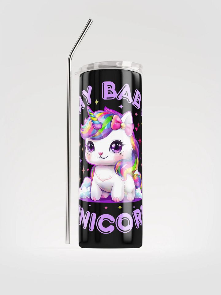 Rainbow Baby Unicorn Stainless Steel Tumbler product image (2)